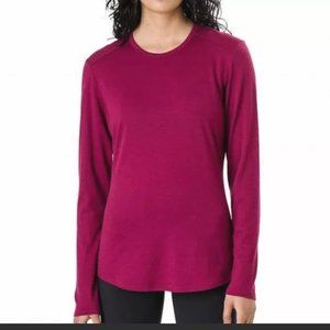 --SOLD---Seg'ments Shirt 100% Merino Wool Long Sleeve Purple